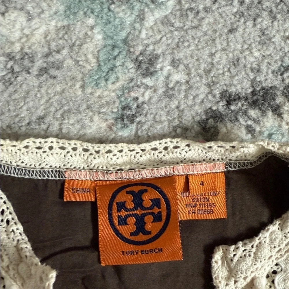 Tory Burch Chocolate Brown Long Sleeve Top